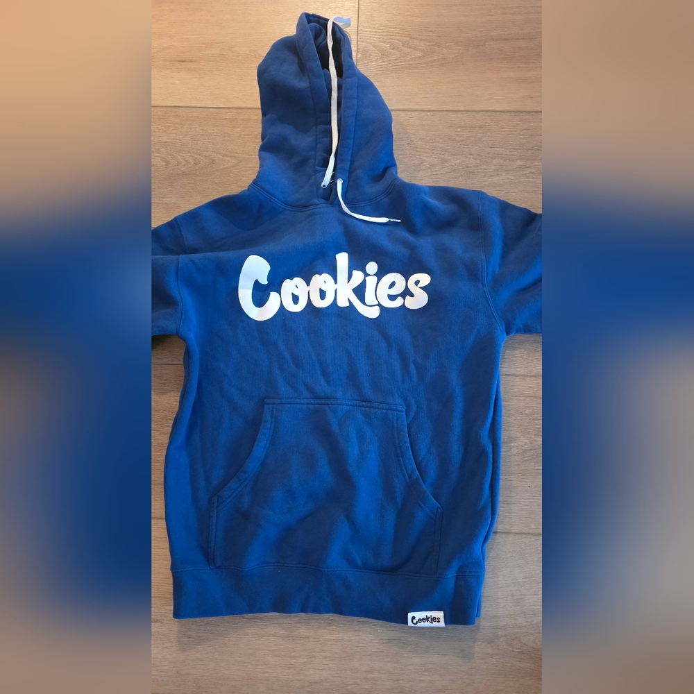 Cookies Men's Blue Hoodie